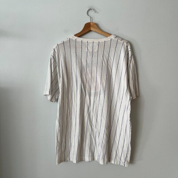 Red Jacket Chicago Cubs Striped T-Shirt Men's Size XL - Picture 6 of 8